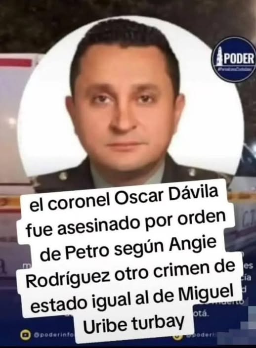 medinaluis13's tweet photo. PETRO DIO LA ORDEN??
ES LA GRAN DUDA QUE Colombia necesita esclarecer,
antes de que PETRO se fugue del país https://t.co/vvRUdST4mT