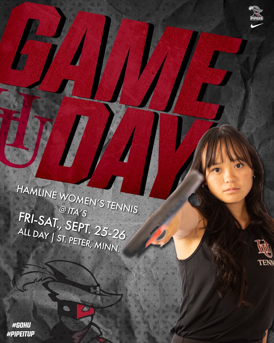 HUPipers's tweet photo. πΎ GAME DAY πΎ
@hu_tennis π ITA'S
β° ALL DAY
πSt. Peter, Minn.
πΊ https://t.co/e5Djzb4kox
#GoHU #PipeItUp https://t.co/q7RWfNNGsq