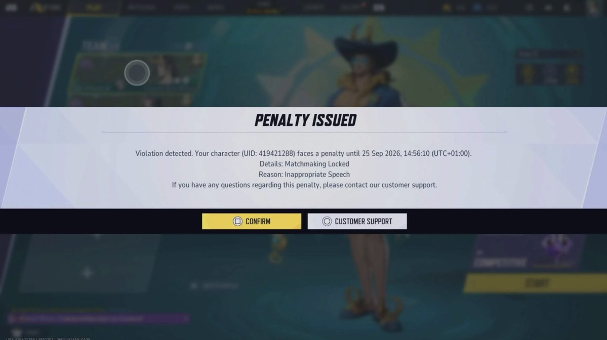 xMoolit's tweet photo. @Callmecxnt I had the same thing. same game yesterday 29 day comm ban 24 hour matchmaking ban?? what? no one else was even in the vc just me and my squadmate 

ive never been matchmaking banned b4 either. Ive tried to send an appeal but it seems a lot of people are getting banned 4 no rzn https://t.co/rW0Rm7dZpB