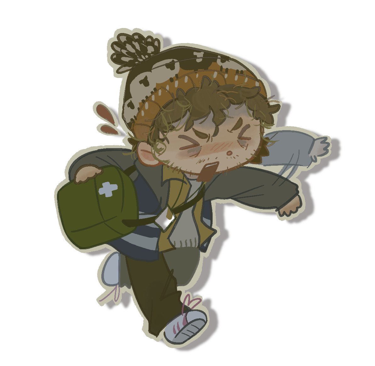 Citadelica's tweet photo. And the itty bitty version . I love Bryan he’s so cute 
#ResidentEvilㅤ https://t.co/FKqBMrdH2e