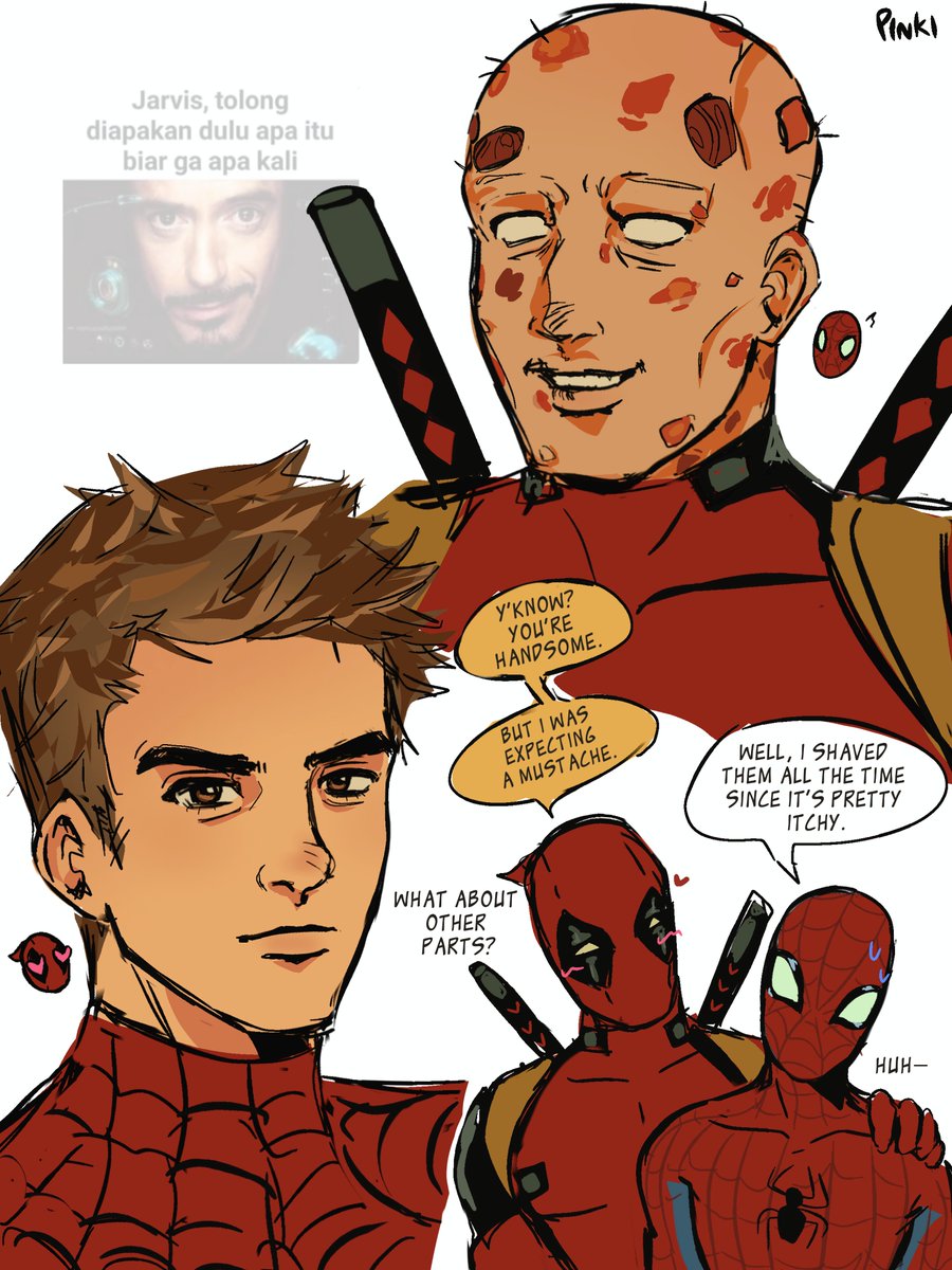 puppylemons's tweet photo. #spideypool based on that one panel
yes i do infact use andrew for ref https://t.co/ETCbDQdadc