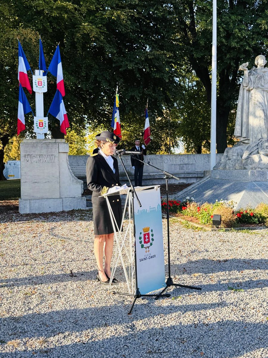Image de Préfet Pas-de-Calais - #Cérémonie 🇫🇷
Ce vendredi, Sophie Pagès, sous-préfète de l'arrondissement de Saint-Omer, a partic