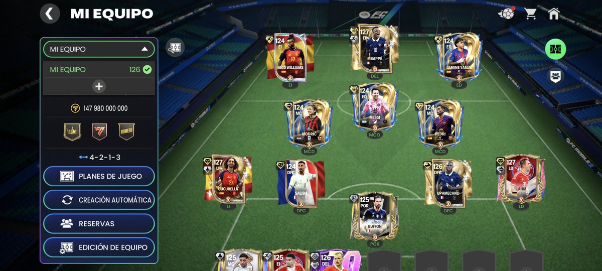 B_A_C_C_14's tweet photo. @tutiofifa 
Buenas tiofifa, quiero reportar que no deja mandar a Vinicius por fragmentos pero me aparece que está en mi alineación y solo tengo una alineación activa, no está ni en banca, es error del juego me imagino o estaré haciendo algo mal? https://t.co/O4KbBYL7hJ
