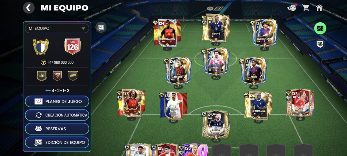 B_A_C_C_14's tweet photo. @tutiofifa 
Buenas tiofifa, quiero reportar que no deja mandar a Vinicius por fragmentos pero me aparece que está en mi alineación y solo tengo una alineación activa, no está ni en banca, es error del juego me imagino o estaré haciendo algo mal? https://t.co/O4KbBYL7hJ