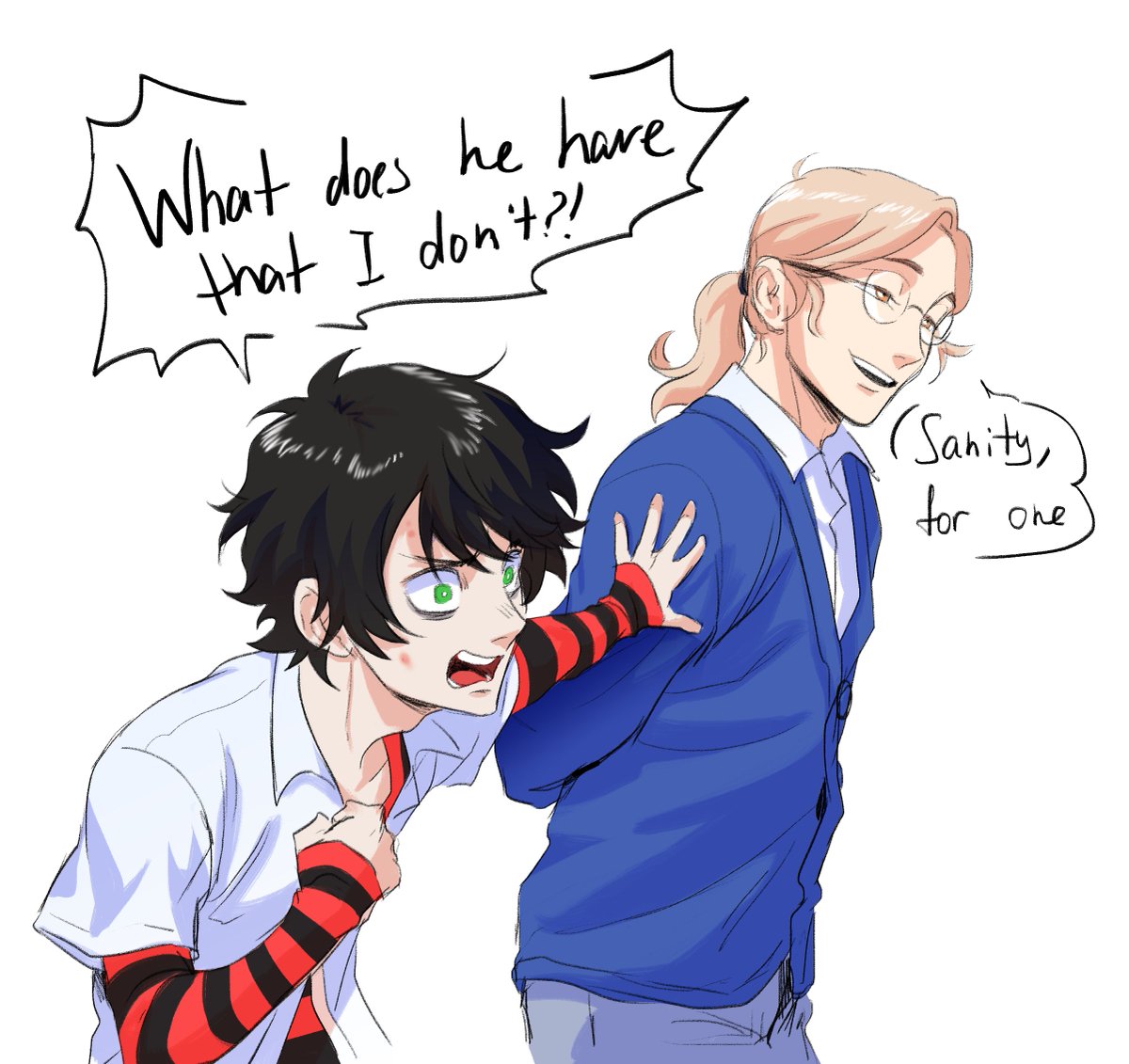 ryuichirouart's tweet photo. kylar and sydney's fighting is sometimes so brutal lol https://t.co/CNjXLieoHK