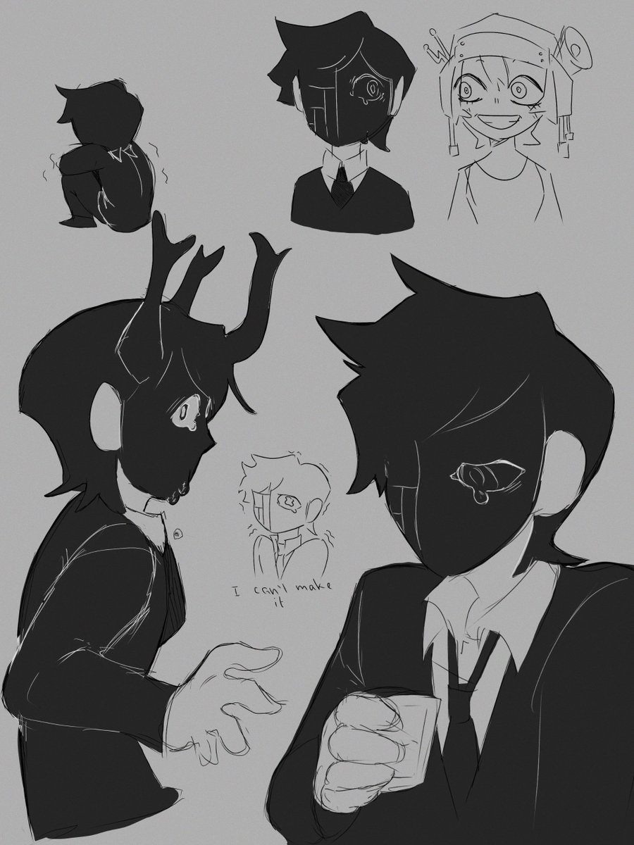 reinnie_og's tweet photo. Recent #psychopomp sketches https://t.co/Bv1PaarNTl