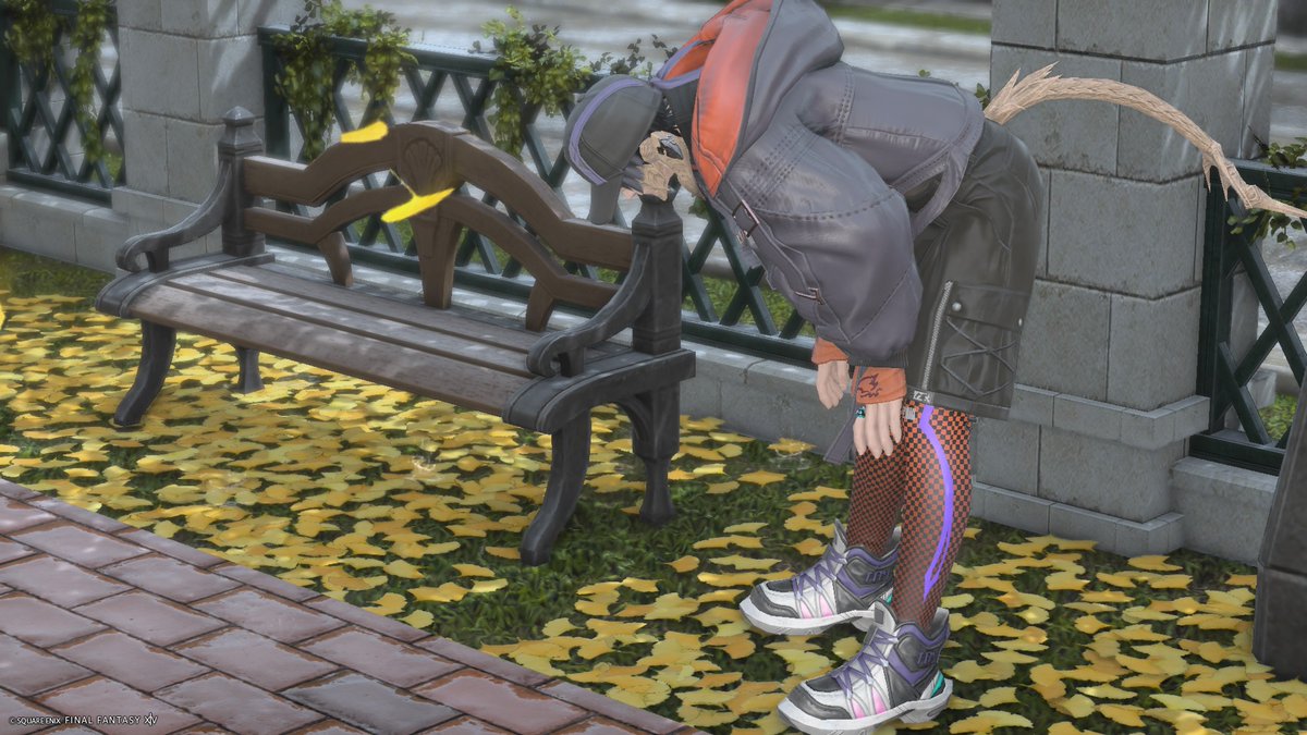 S_game_ff14's tweet photo. 昨日のオスラ会!秋コーデで撮影会だ!!! https://t.co/hjSHbMg8eX