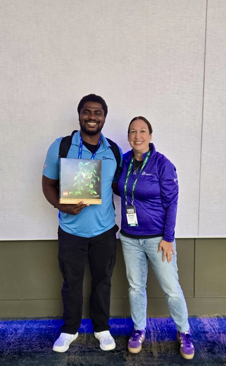 Esperdev's tweet photo. 🚧 VARTECH 2026 is in the books!

Emily Scales and Lydia Liu had great demos, productive conversations, and tons of fun! Congrats to our LEGO raffle winners Nicademus Hayward and Tro Apanian! 🧱
 
Thanks BlueStar for an incredible show! 👋

#VARTECH2026 #Esper #BlueStar https://t.co/TZda2gVf0U