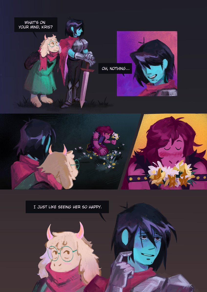 favoritelawyers's tweet photo. Love their dynamic 
#deltarune [implied kralsei &amp; krusie] https://t.co/1QP3ImjdR9