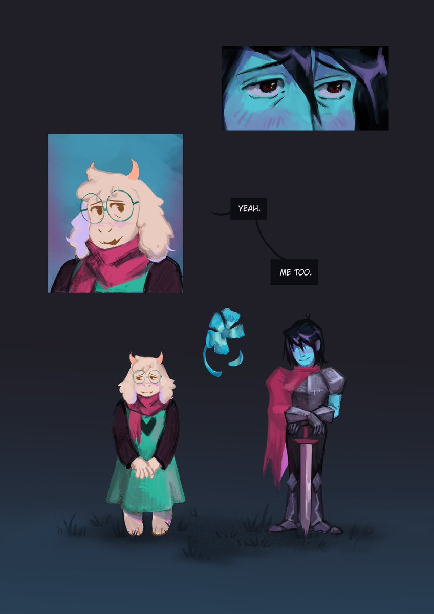 favoritelawyers's tweet photo. Love their dynamic 
#deltarune [implied kralsei &amp; krusie] https://t.co/1QP3ImjdR9