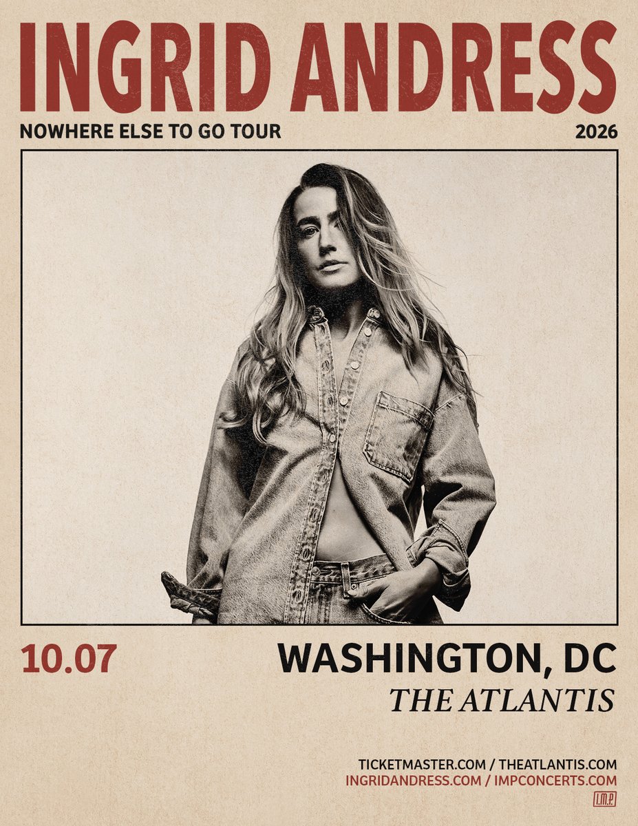 WMZQ's tweet photo. Tune in to @Michaeljonair every morning this week for your chance to win two tickets to @IngridAndress at @TheAtlantisDC on October 7th! πΆ
#IngridAndress #TheAtlantis #WinTickets https://t.co/iIO03keQ3Z