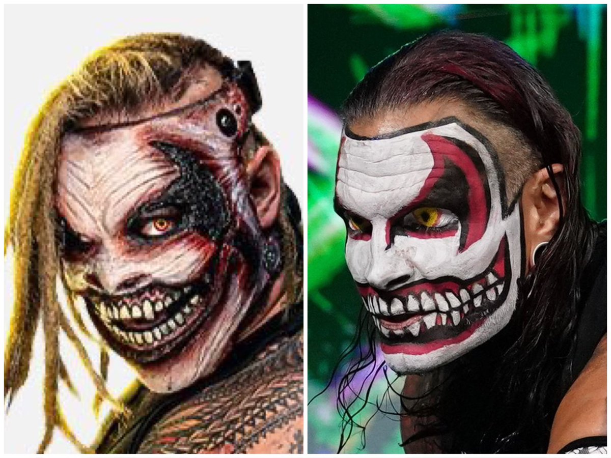 PWPNation's tweet photo. Jeff Hardy’s tribute makeup for The Fiend Bray Wyatt was amazing. https://t.co/fMrvLhNuqm