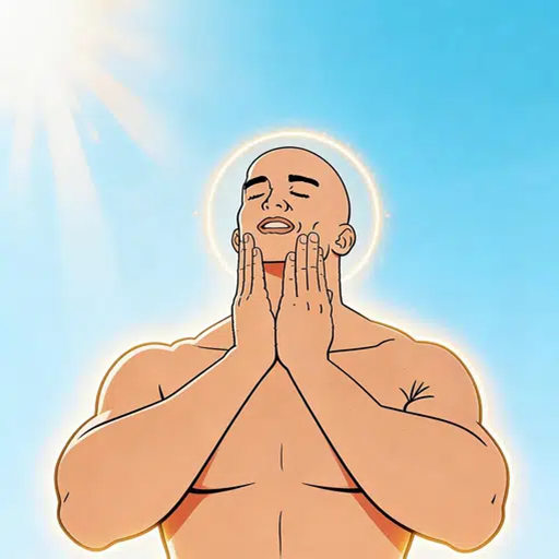 tknto21's tweet photo. The original Feels Good meme was based on a stock photo of a man washing/touching his face that circulated in skincare advertising and blog posts. 

The image was later turned into the recognizable line-art meme that reportedly appeared on 4chan around 2011.  

The original Feels Good image is documented as a stock photo of a man washing/touching his face, and Know Your Meme says the photograph was commonly used in skincare ads and blog posts.  

Meanwhile, Hims & Hers (HIMS) is a men's/women's health company that explicitly operates in skincare, among other categories. Hims has sold facial cleansers, moisturizers, anti-aging creams and other men's skincare products.  

Cryptos are pumping, its time.

$good