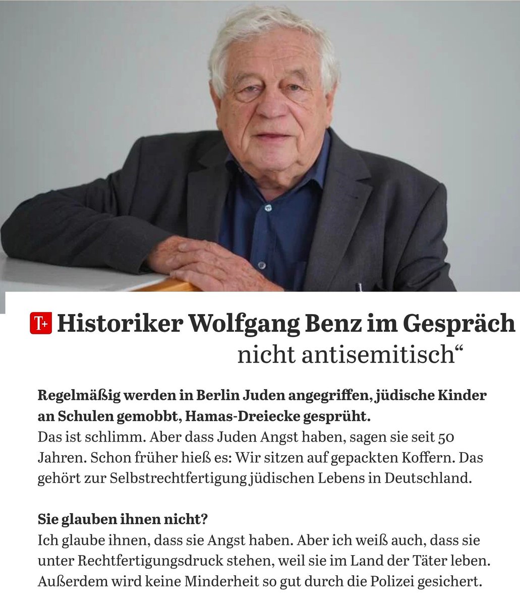JonaSalKupper's tweet photo. ♦️„Das Schimpfwort ‚Du Jude‘ kann, muss aber keine antisemitische Konnotation haben. Es kann als Provokation eingesetzt werden und/oder es wird synonym zu ‚Du Opfer’ verwendet.“ 

[Judenfeinschaft unter Muslimen, in: Islamfeindschaft und ihr Kontext, W. Benz (Hrsg.), Berlin 2009] https://t.co/iq42qoFBQl