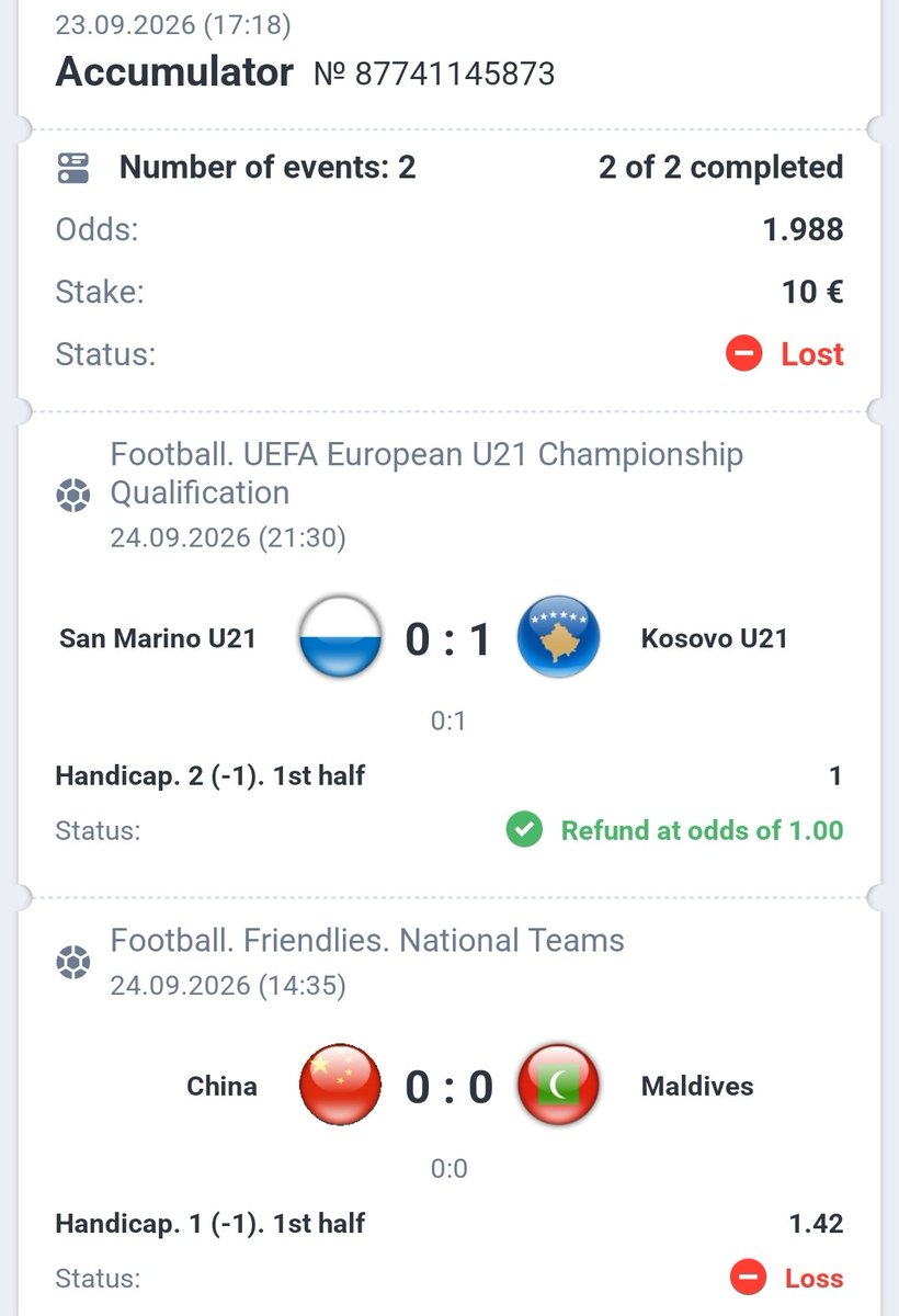 RaimisGold's tweet photo. YESTERDAY'S RESULTS — 24.09.2026 📊

✅ 1 Bet
❎ 1 Lose

💰 Starting Bankroll: €400
📈 Current Bankroll: €495,01

The journey to €10,000 continues! 🚀 https://t.co/MChJxU6np3