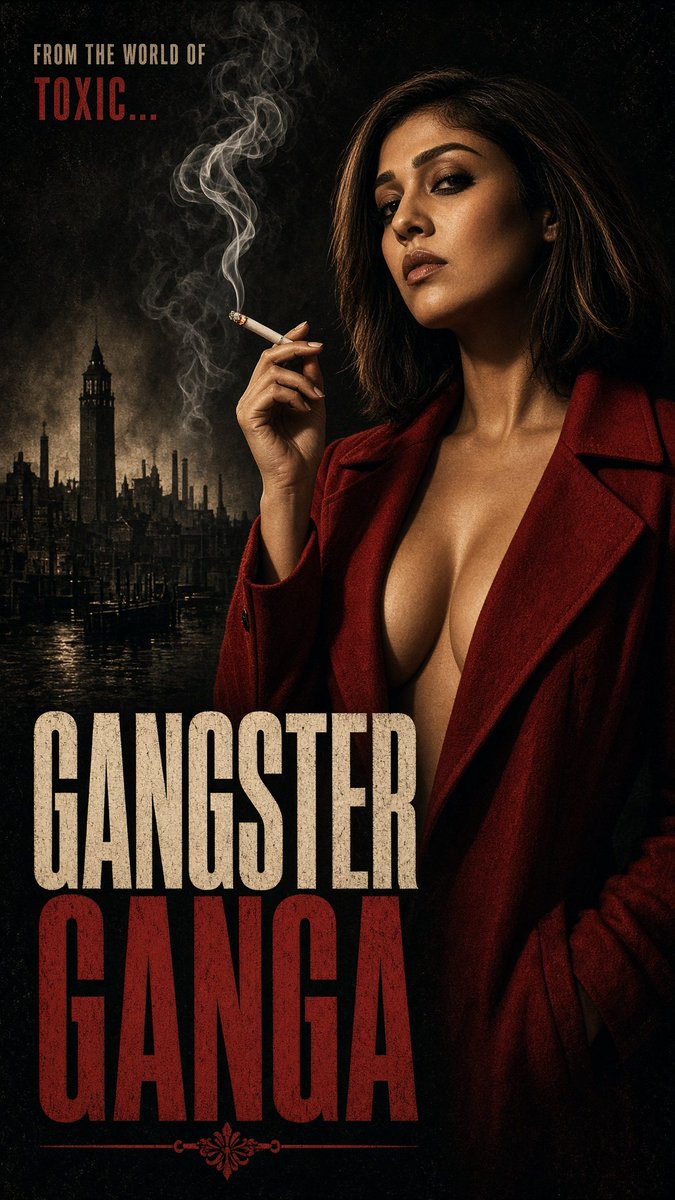 nayan_fantasy's tweet photo. #14 Nayanthara as Gangster Ganga, stand alone spin off to Toxic https://t.co/TZzC6qK2ft