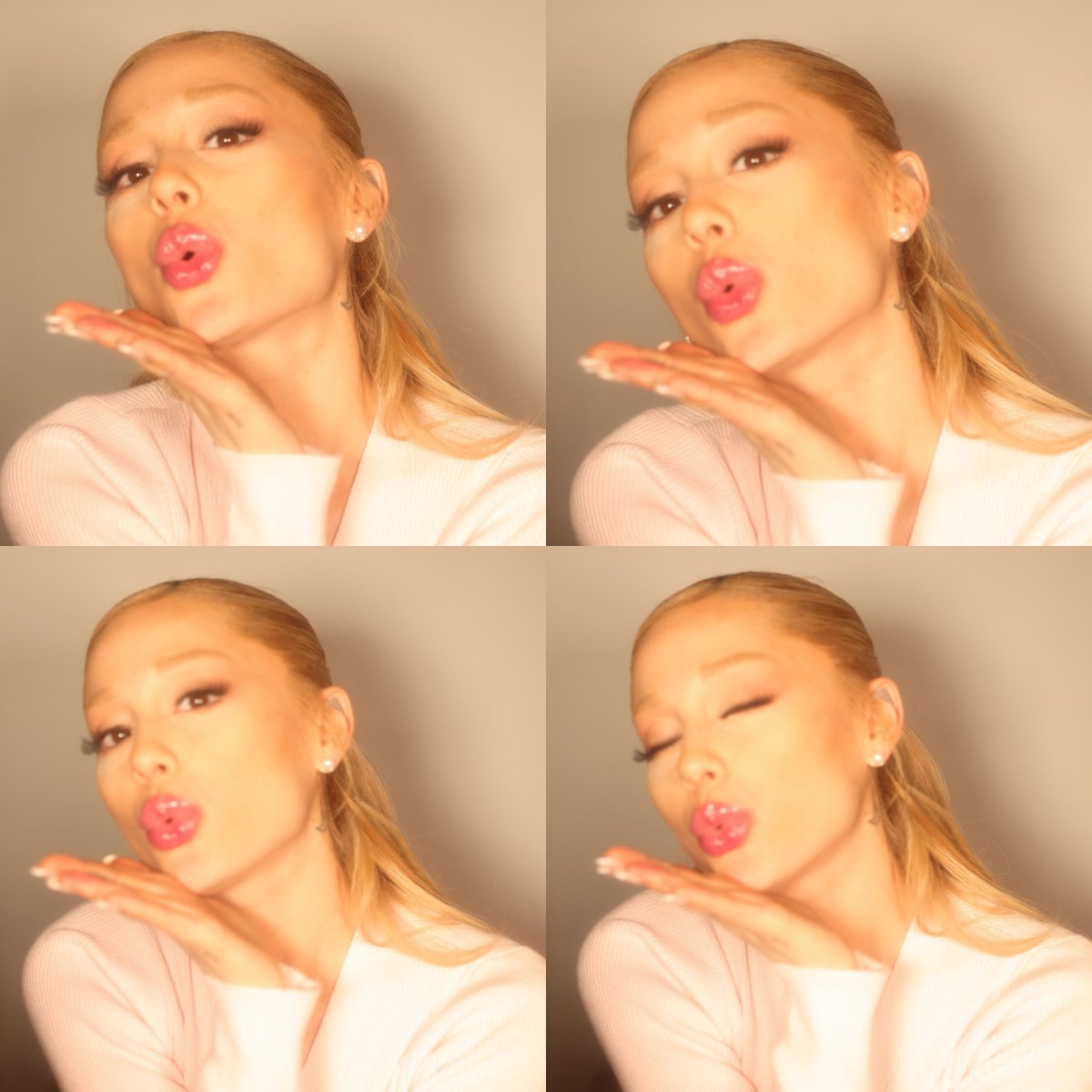 ArianaGooner's tweet photo. Addicted to her kissy porn lips https://t.co/kWDJxaMoos