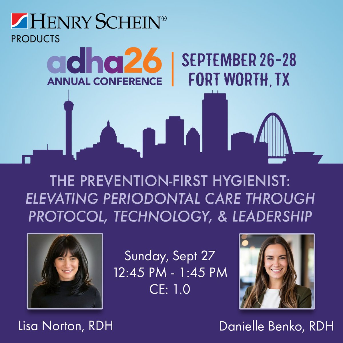 HScheinDental's tweet photo. If you'll be at #ADHA26, you don't want to miss this course!

This presentation explores the evolution of the dental hygienist's role from providing routine preventive care to becoming a periodontal preventive specialist. 💜

Learn more: https://t.co/AIegoMFMas https://t.co/G3EzADKDFC