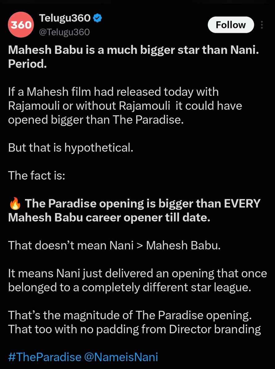 Apna_Dhollywood's tweet photo. Babu's PR is active for damage control. 

Drama PR 🙏 https://t.co/wRgmam6oo8