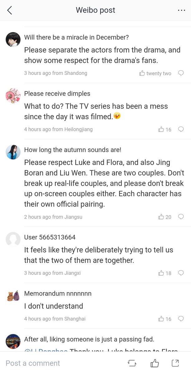 ilovekdramatwt_'s tweet photo. Chinese drama fans are currently crashing out and it’s hilarious 😭
Jing Boran went to Li Ronghao’s concert with Liu Wen.
LiRonghao then referred to him as “Luke” and said Luke is here with “the most important person in his life” which is LIU WEN
The #EarlySpring fans lost it immediately.
They’re in the comments saying:
“Return Luke to Flora”
“Luke’s most important person is Flora, not Liu Wen”
“Can I get a refund?”
“Please separate the actor from the character”
Some fans are genuinely upset that the real-life couple is being mixed with the drama couple.
It's pure chaos on Chinese internet