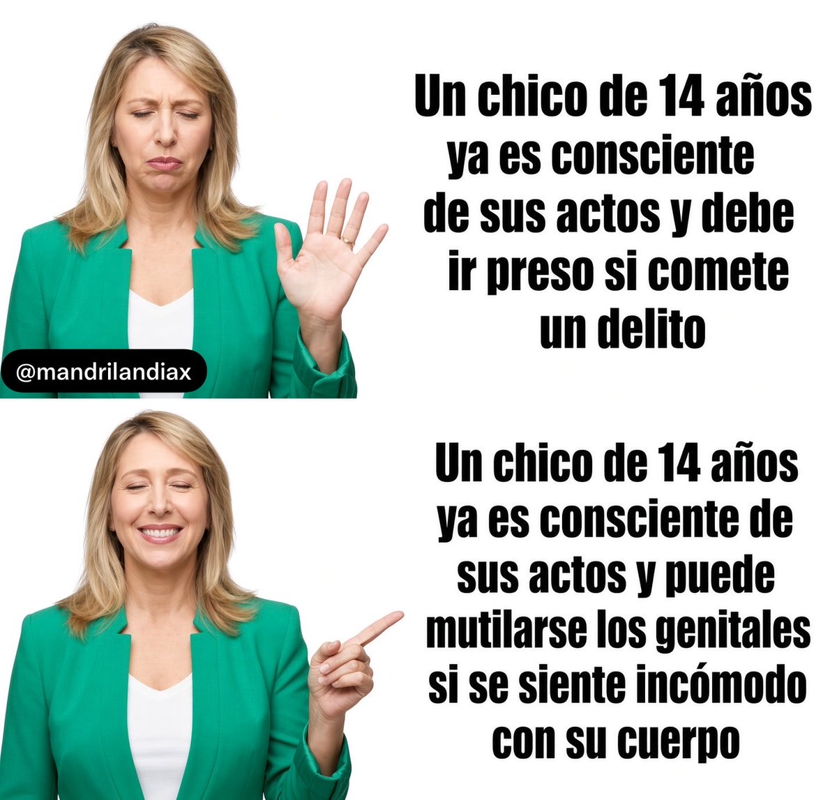 MandrilandiaX's tweet photo. Quién los entiende??? https://t.co/U3gX5Rn070
