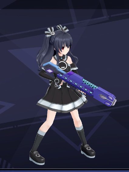 DiscussingNep's tweet photo. Lastation CPU Candidate Uni has brutally torn Steamax of AffimaX apart and refurbished him into a gun.

Despite being butchered, it is suspected he is still alive and may be enjoying this.

(Source: Dengekiko Magazine) https://t.co/26hbC7ES6N