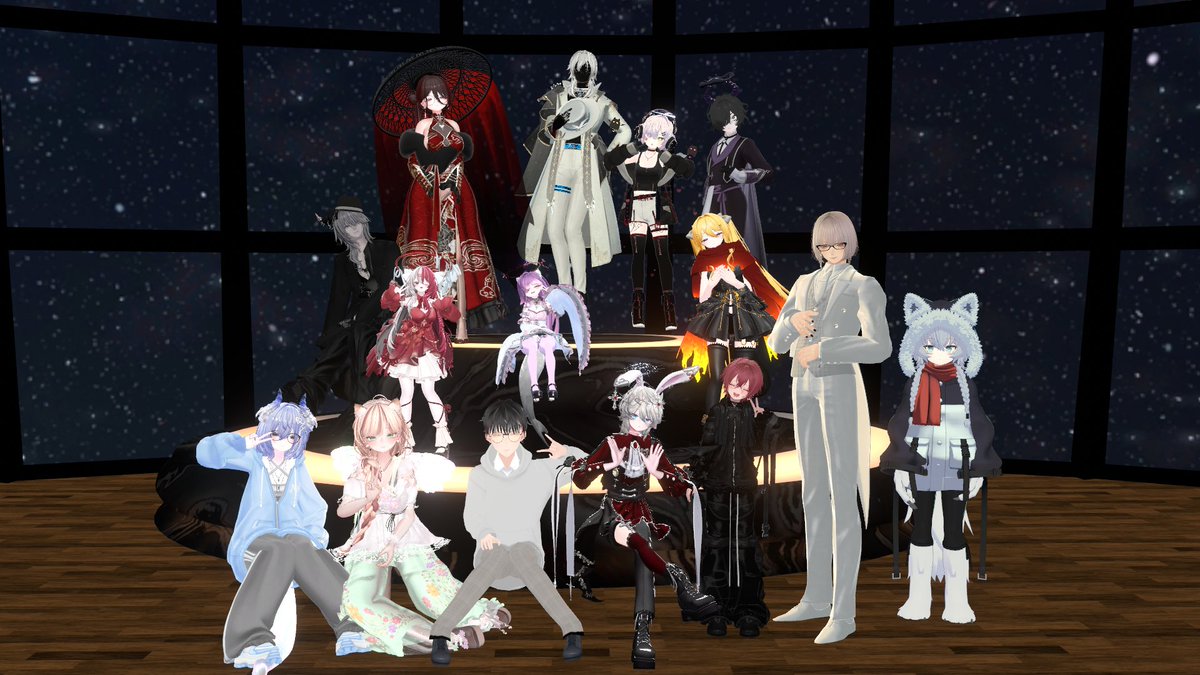 ASH_VRC_'s tweet photo. 前回とはまた違うキャストさん達と交流できて、皆さんのお話に聞��入っちゃいました！
時間を忘れるぐらい楽しかった！😆

#リベリア_VRC https://t.co/zWwtQ6coAU