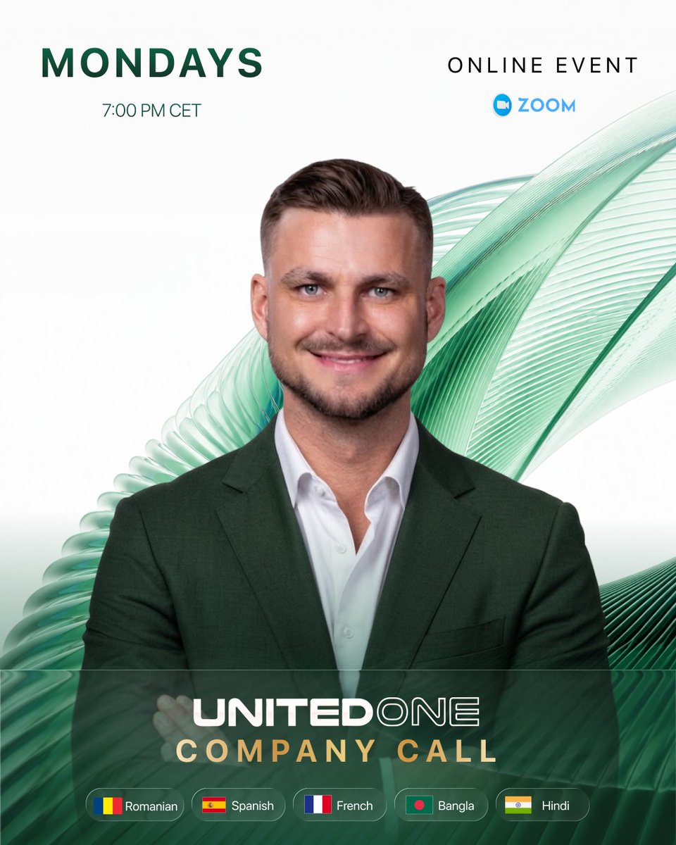 united1global's tweet photo. If you’re trying to decode crypto trends, master AI tools, and leverage blockchain tech before the crowd catches on, this is your fast track.
🚀 United One Company Call
📅 Mondays 7:00 PM CET
🎟️Live on Zoom : https://t.co/KfTAdDlqWz
#BlockchainTech #Web3 https://t.co/eUNUbBrRyB