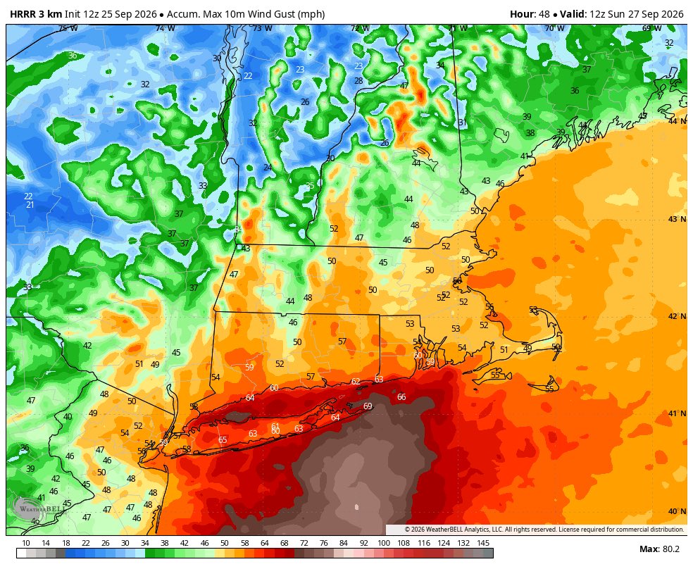 Eweather13's tweet photo. Here’s the rest of the midday hi res guidance. They are all impactful. The NAM with the strongest storm. I know it is typically well overstated, but in this situation it should not completely be dismissed. https://t.co/OHVNd5eFyj