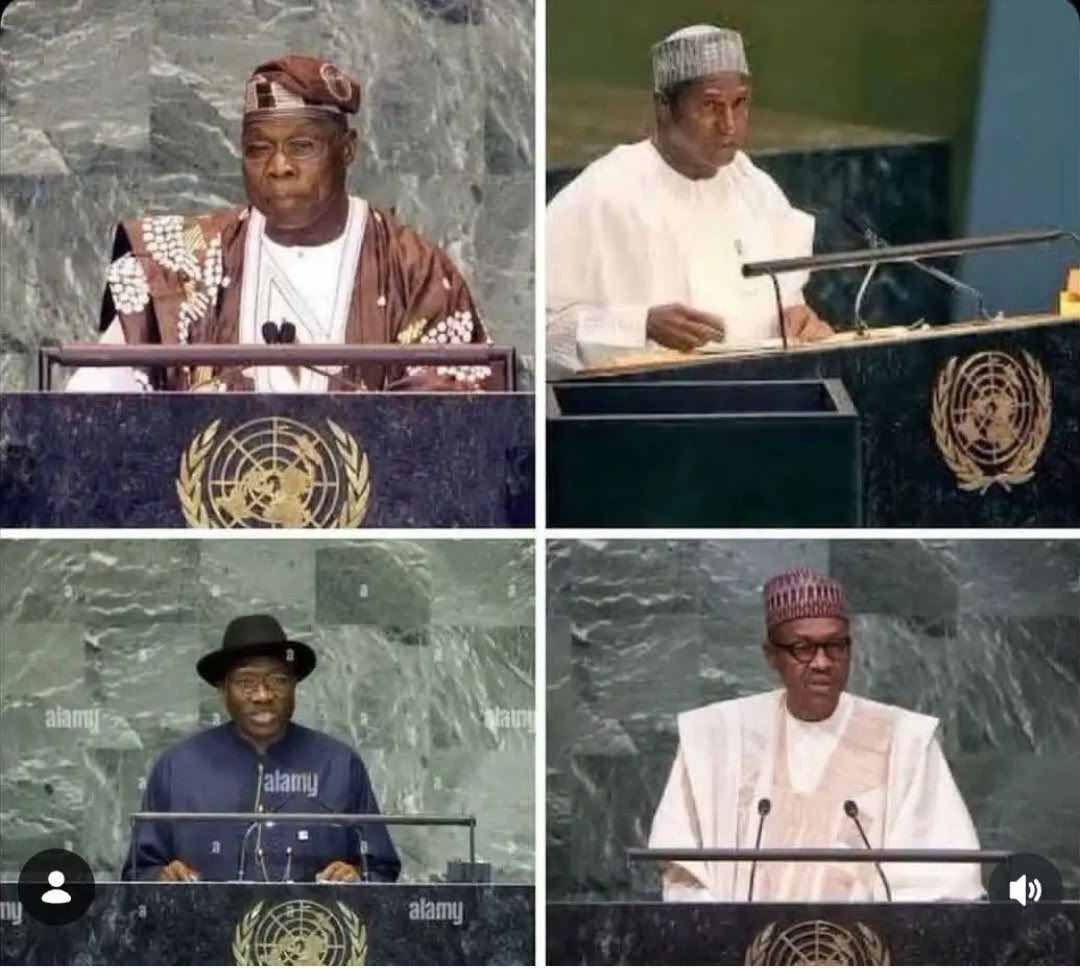 only1achu's tweet photo. Did you know? Since Nigeria returned to democratic rule in 1999, President Tinubu is the first Nigerian president to miss the UN General Assembly for three consecutive years. 
#paobc #thiefybu https://t.co/7J4kmjd80d