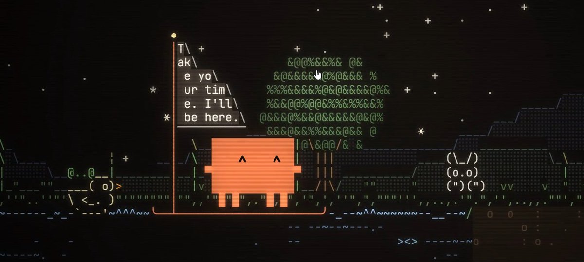 fireandvision's tweet photo. the ASCII friends https://t.co/q9io9utgdM