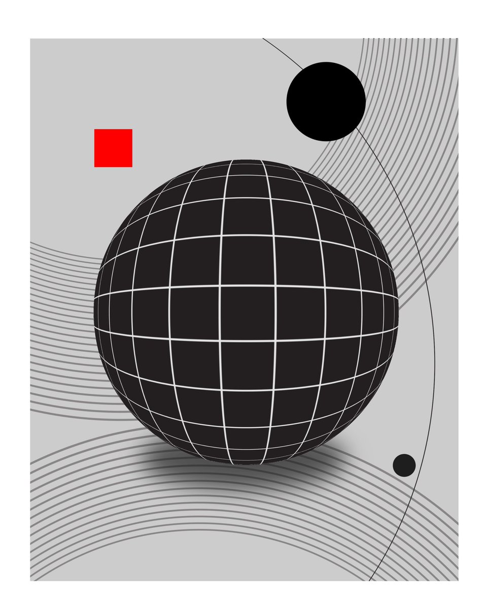 vivian_gallery's tweet photo. Todayâs work â My Signature Sphere #135
âSphere of Gridâ
#NFT #SphereArt #AbstractArt #VivianGallery https://t.co/z95GLc4Y9p