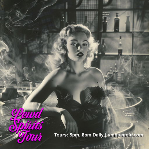 UniqueNOLATours's tweet photo. Lewd Spirits Tour: Enjoy a naughty ghost tour of twisted stories of adultery and prostitution. With 3 bar stops along the way.

5pm and 8pm daily
815 Toulouse Street
https://t.co/U0vU2OVOXV

#ghosttour #historytour #hauntedneworleans #neworleans #frenchquarter https://t.co/Ow6RdEYTlQ