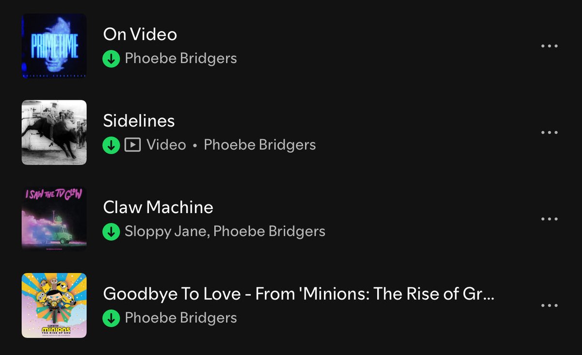 raspberhrriies's tweet photo. when i’m in a soundtrack making competition and my opponent is phoebe bridgers https://t.co/PuJFWluNRd