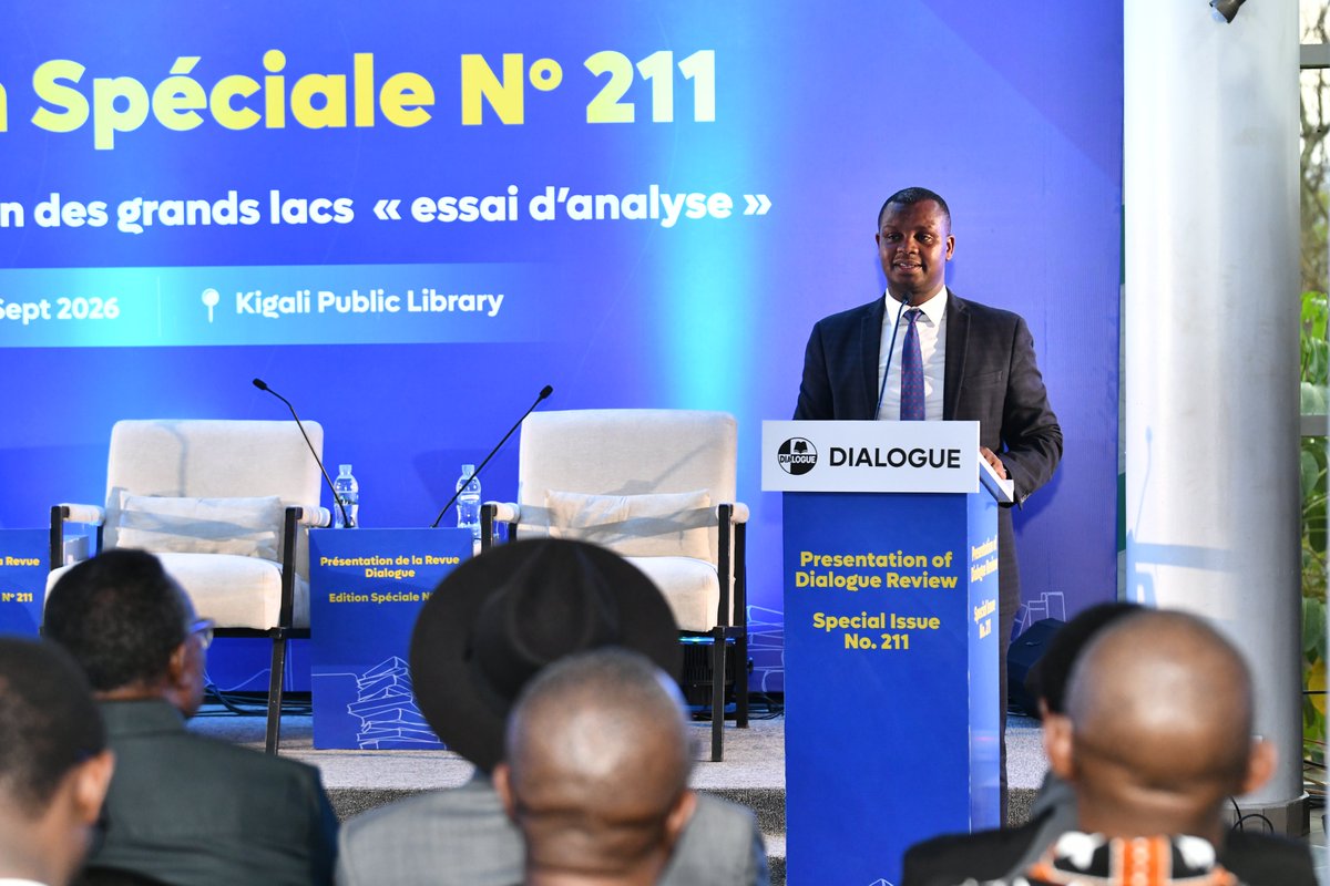 DialogueRwanda's tweet photo. “I hope today’s discussions lead to more learning, more honest conversations and stronger efforts to protect people across our region. May @DialogueRwanda continue to give researchers, practitioners &amp; young people a platform to share their knowledge and ideas.” - @FreddyMutanguha https://t.co/hEYWoCrk7W
