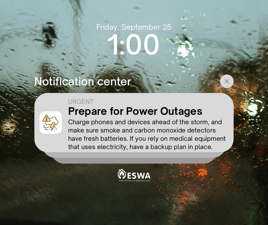 ESWAorg's tweet photo. Nor’easters can bring strong winds, flooding, power outages, and hazardous travel conditions. ☔️Take a few minutes to prepare, stay informed, and review safety precautions before severe weather arrives.
💙 For more storm preparedness information, visit https://t.co/mkOtry6iZb. https://t.co/tMqcIqgAf5