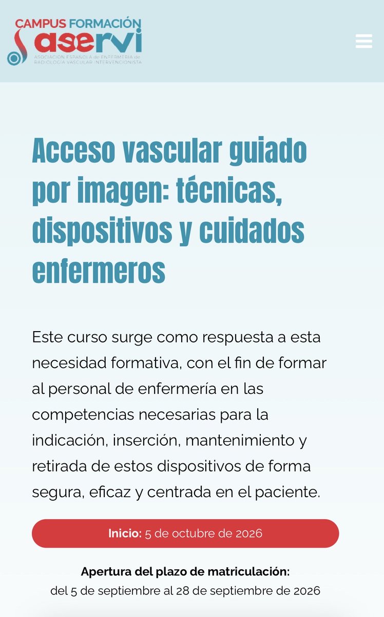 anagusi's tweet photo. Últimos días para apuntarte a este curso… a qué esperas!!!! Campus formación AEERVI https://t.co/BSXqwwk0pi