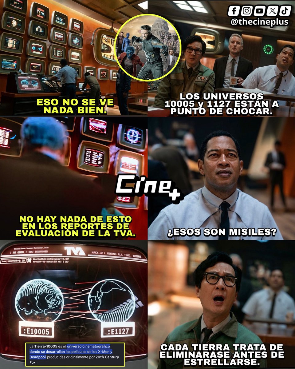 TheCinePlus's tweet photo. La escena post créditos de la TVA en #AvengersEndgameEncore https://t.co/j2ACiIEVJU