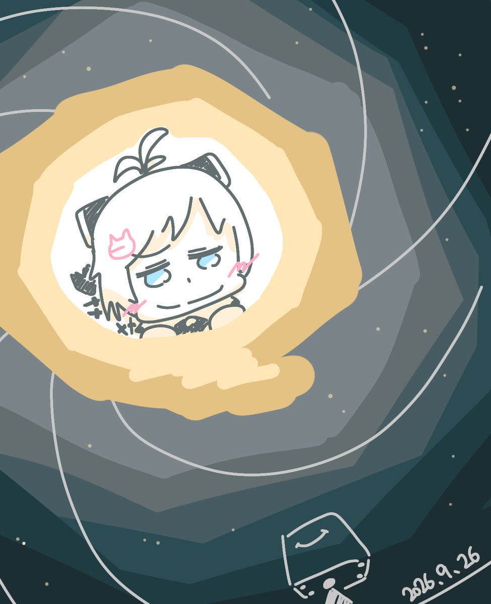 daseofficer's tweet photo. トイr……サランラップの芯からこちらを覗くｼﾛﾁｬﾝ #SiroArt https://t.co/og7i4gdpA5
