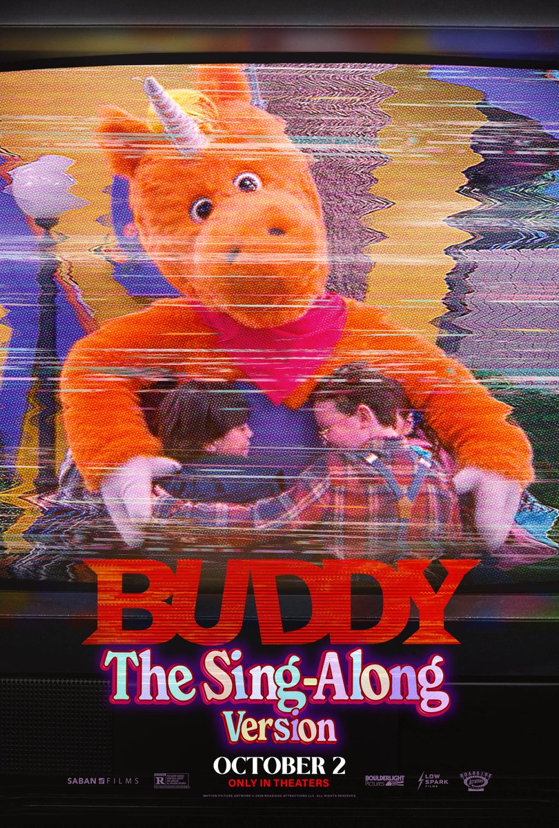 Buddy_The_Uni's tweet photo. ask and you shall receive! the sing-along version of my movie will be in theaters nationwide starting October 2. tickets go on sale next week 🎤 https://t.co/ojBY0qATMd