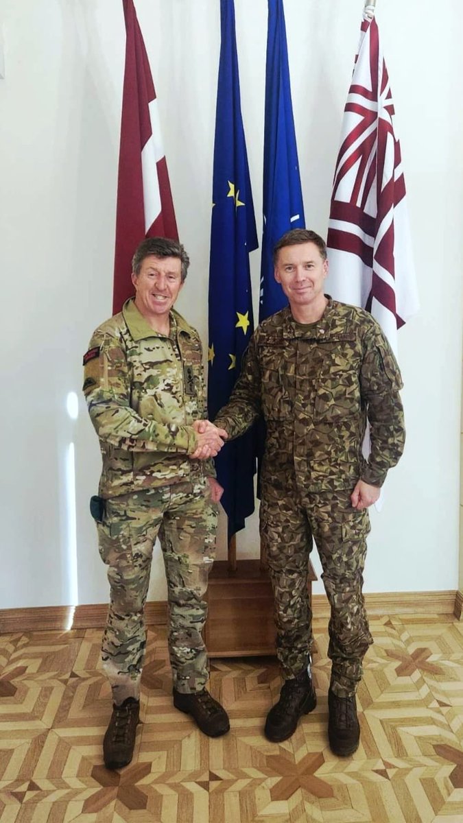 GenGJenkinsRM's tweet photo. Four countries, one message: we are stronger together.

This week I had the privilege of traveling to Lithuania 🇱🇹 , Latvia 🇱🇻 , Finland 🇫🇮 and Estonia 🇪🇪

Discussions focussed on Baltic security and how we can work more closely together through @JEFnations Northern Navies
 
1/5 https://t.co/1F5EImih2k