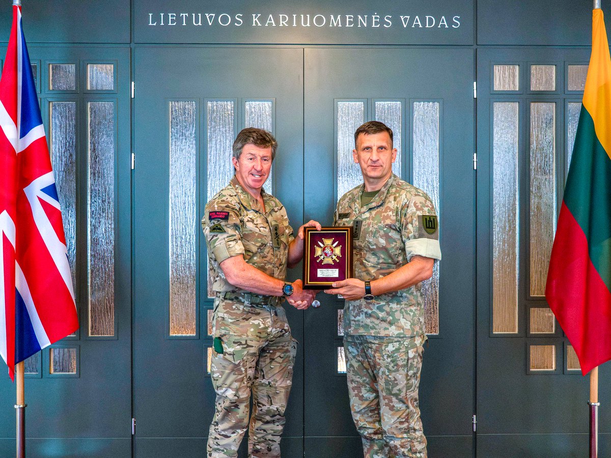 GenGJenkinsRM's tweet photo. Four countries, one message: we are stronger together.

This week I had the privilege of traveling to Lithuania 🇱🇹 , Latvia 🇱🇻 , Finland 🇫🇮 and Estonia 🇪🇪

Discussions focussed on Baltic security and how we can work more closely together through @JEFnations Northern Navies
 
1/5 https://t.co/1F5EImih2k