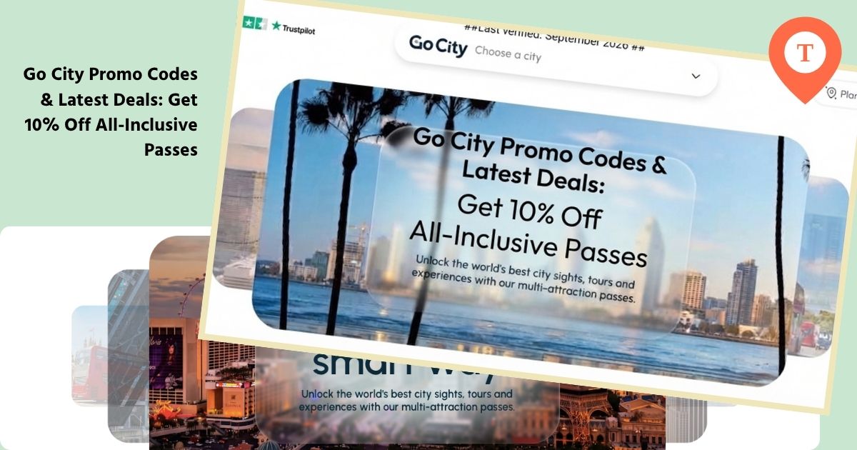 Travelabc_net's tweet photo. Unlock 10% Off Go City Passes

Planning to explore more attractions this autumn? Check the participating Go City passes and use the promotional offer before the sale ends.

→ Reveal the Go City Promo &amp; Save 10% https://t.co/jyfIfnShqf https://t.co/r3QvX2LVwD