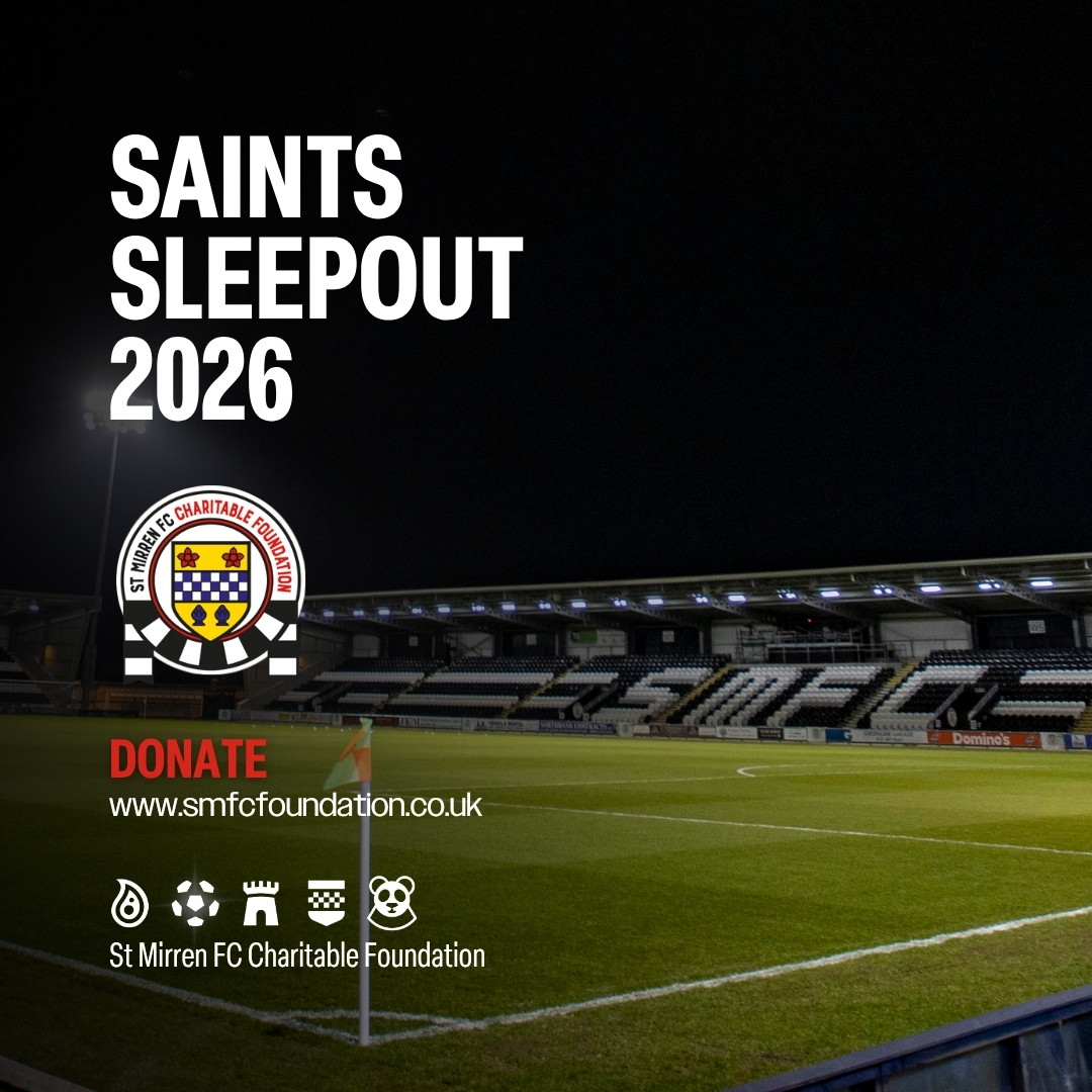 SMFC_CF's tweet photo. Our Saints Sleepout participants are ready! TONIGHT They will swap their beds for the stands at the Marbill Coaches Stadium. 🌙✨

If you can, please get behind everyone taking part. Every donation, big or small, will help support our work across the community. 🙏🏻

https://t.co/f0A7fxOTDt

#StMirrenCharitableFoundation #OurStMirren #StMirrenFC 
#SleepOut #SaintsSleepOut

@saintmirrenfc | @stmirrenwfc | @smisatrust | @SLOStMirren