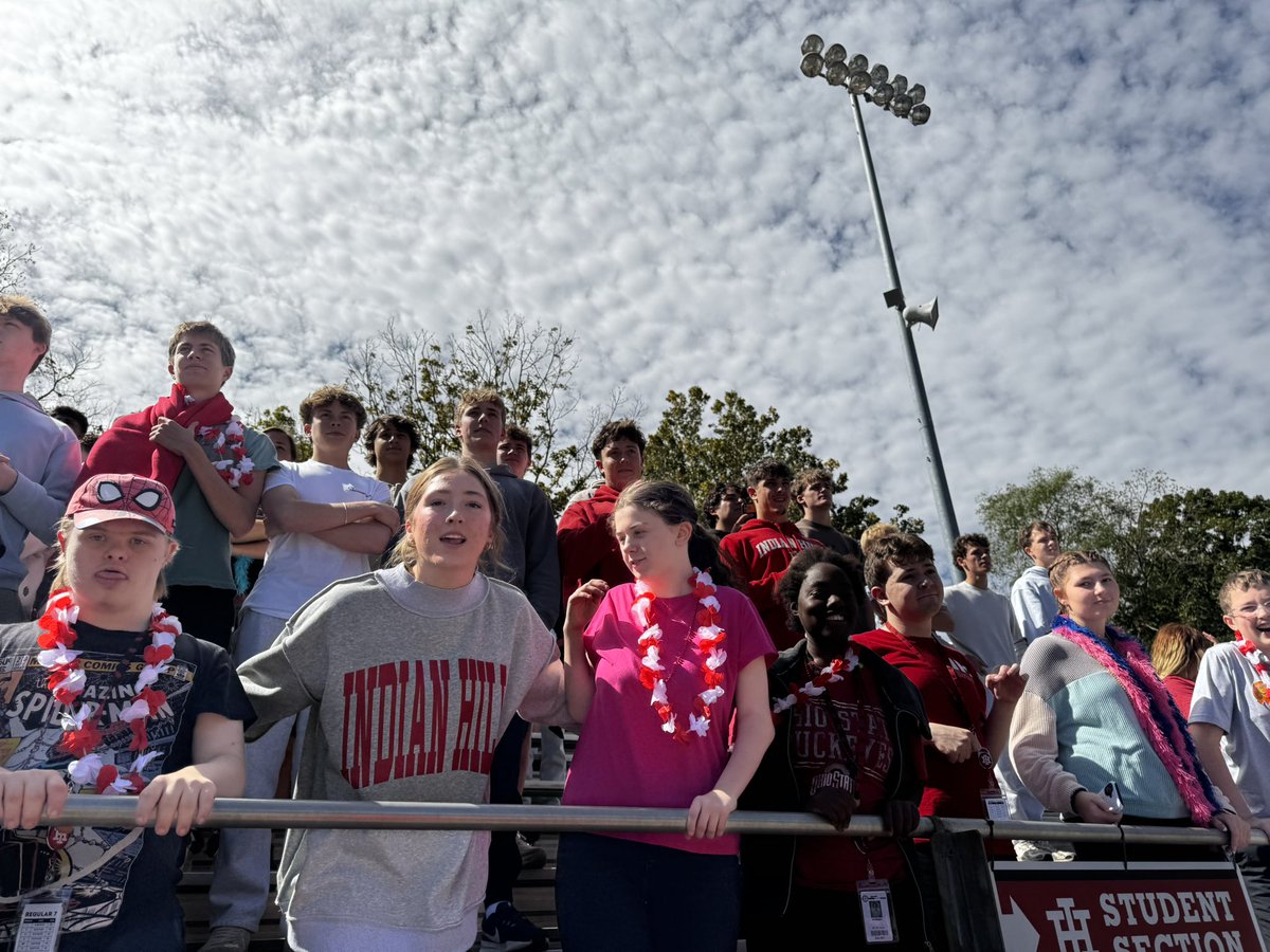 IHSchools's tweet photo. Our IHHS Braves bringing the spirit on the field - a perfect afternoon for a HOCO Peo Rally! #IHPromise https://t.co/MvoL791O1H