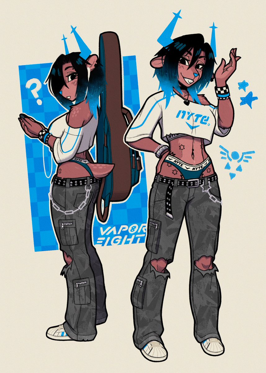 vapor_eight's tweet photo. Campus Punk #deltarune https://t.co/tQ5AKadB54