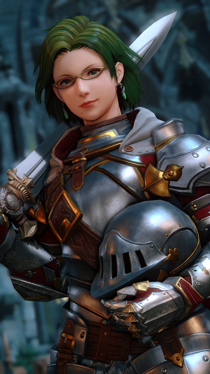 ABlackburnFFXIV's tweet photo. You are not immune to armoured ladies. https://t.co/J5afJcib6K