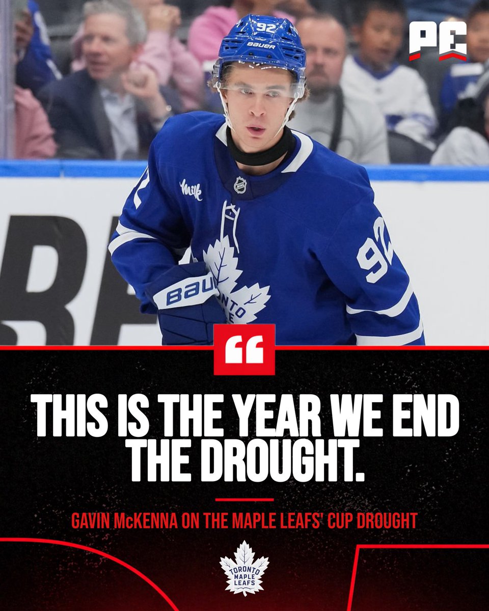 puckempire's tweet photo. Gavin McKenna is CONFIDENT about this season 👀

H/T @KiSS925 https://t.co/PN1sxOSAWe