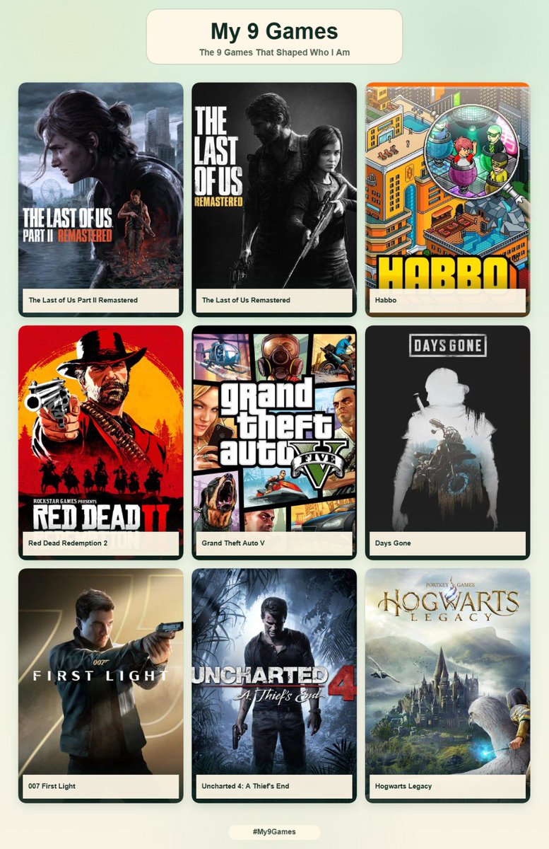 enchantedaniel's tweet photo. 9 jogos que me moldaram https://t.co/C4y4GT3byp