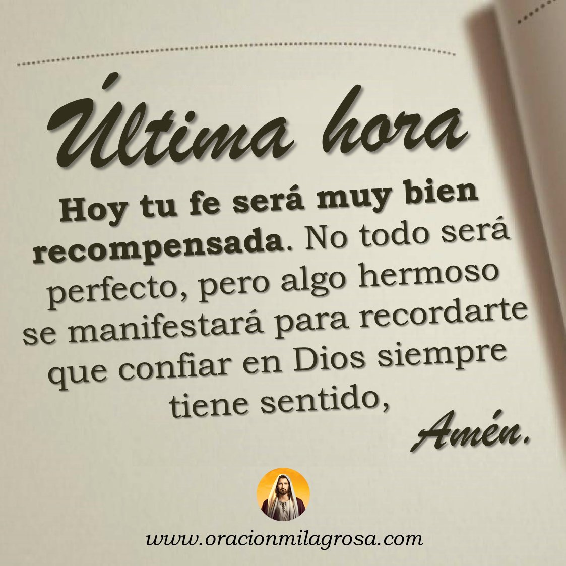 oracion_milagro's tweet photo. Qué bueno es DIOS que cuando menos lo esperas, llega y te sorprende con sus más grandes bendiciones 🙏 https://t.co/beYaWlZ7BW